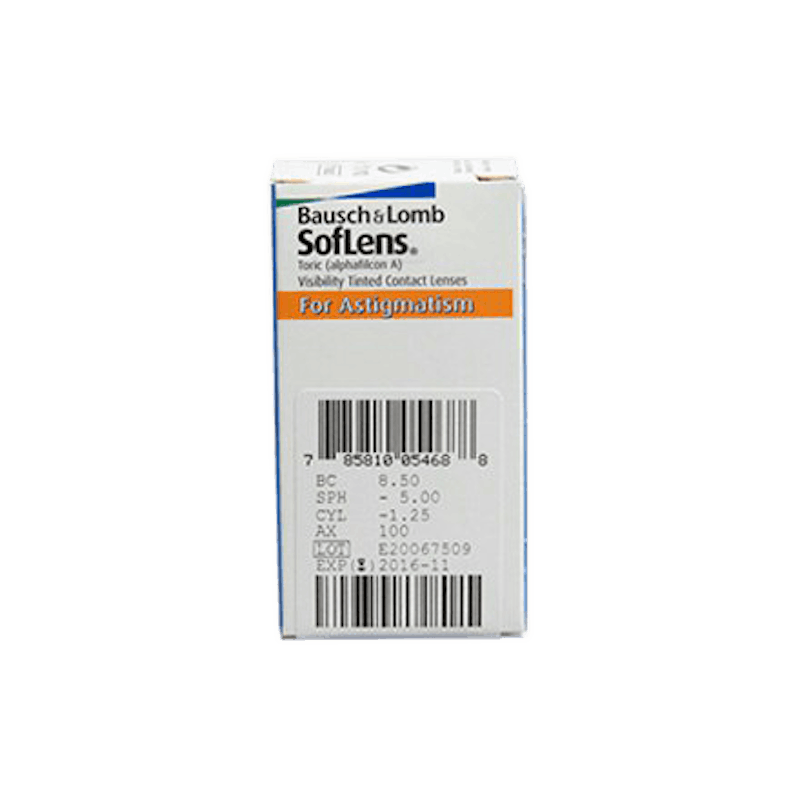 SofLens For Astigmatism - 6 monthly lenses