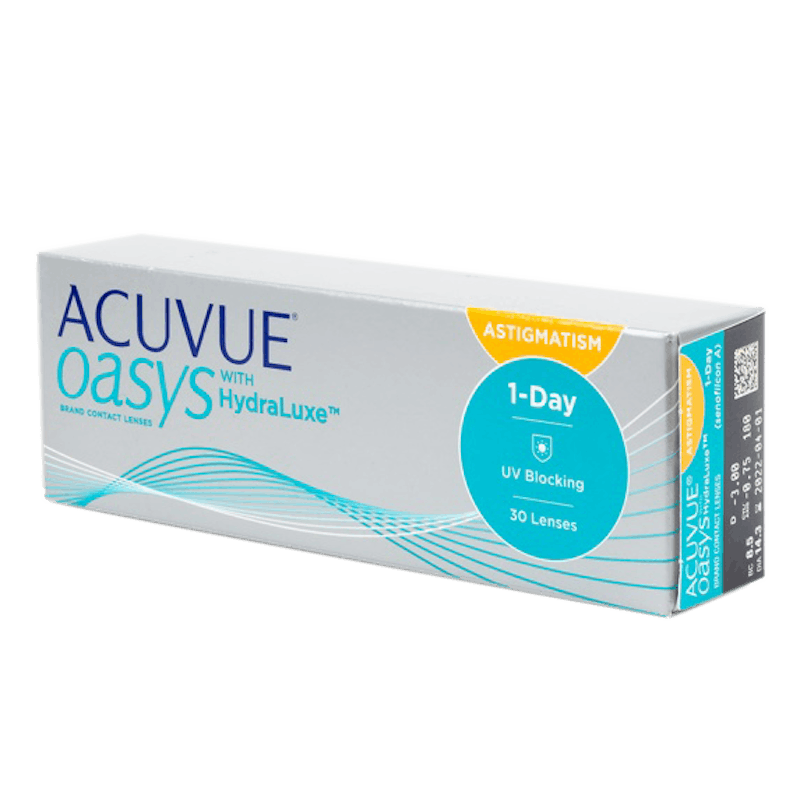 Acuvue Oasys 1-Day with HydraLuxe for Astigmatism - 30 Linsen