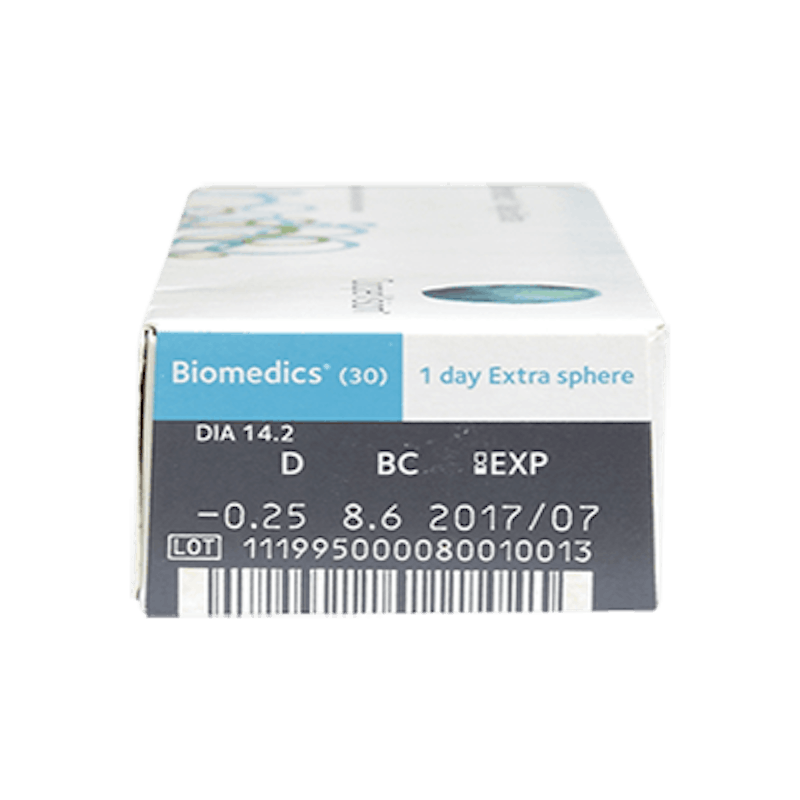 Biomedics 1 day Extra - 90 Lentilles