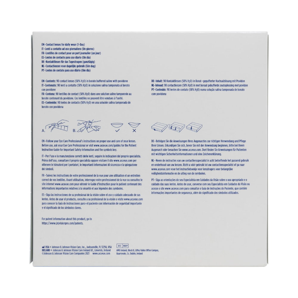 1-DAY ACUVUE MOIST for ASTIGMATISM 90