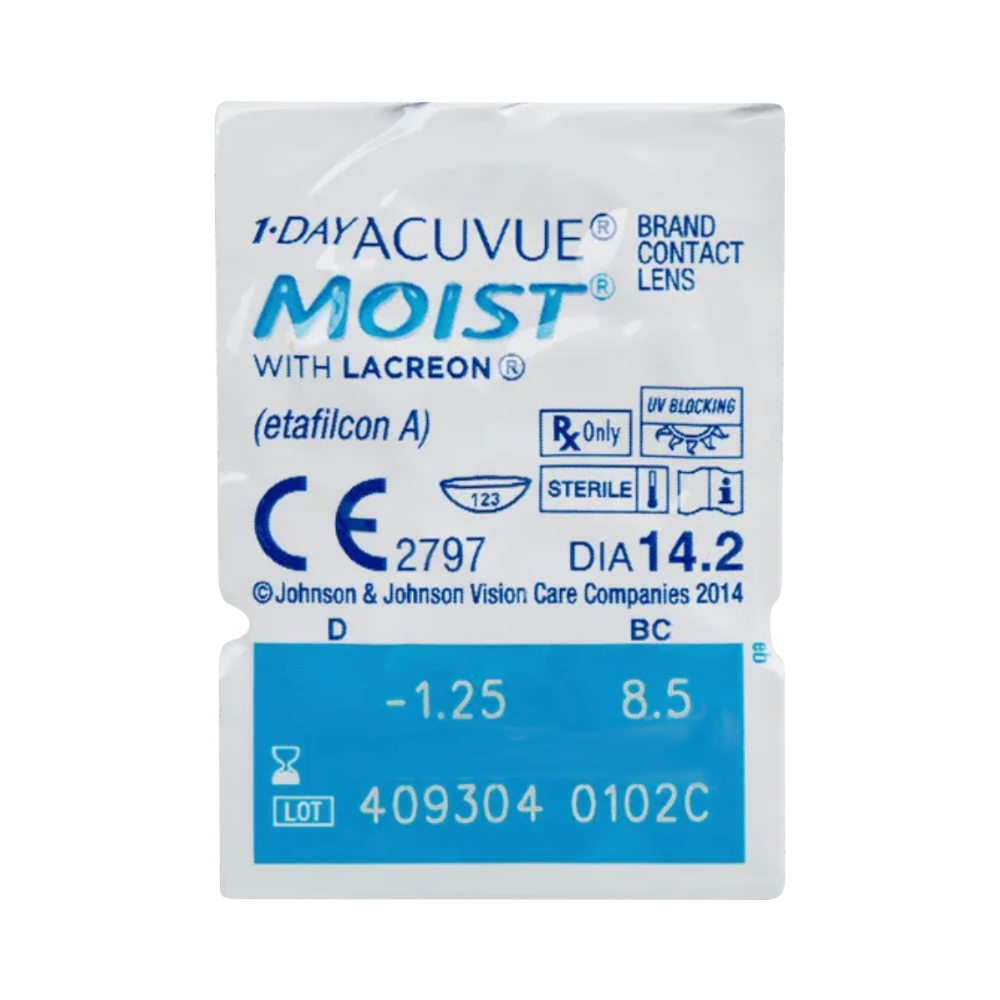 1-DAY ACUVUE MOIST 90
