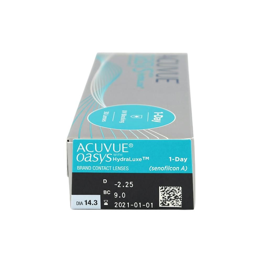 Acuvue Oasys 1-Day with Hydraluxe 90 parameters