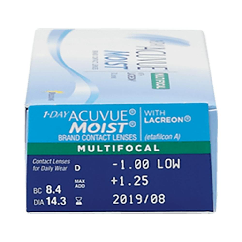 1-Day Acuvue Moist Multifocal 90 parameters