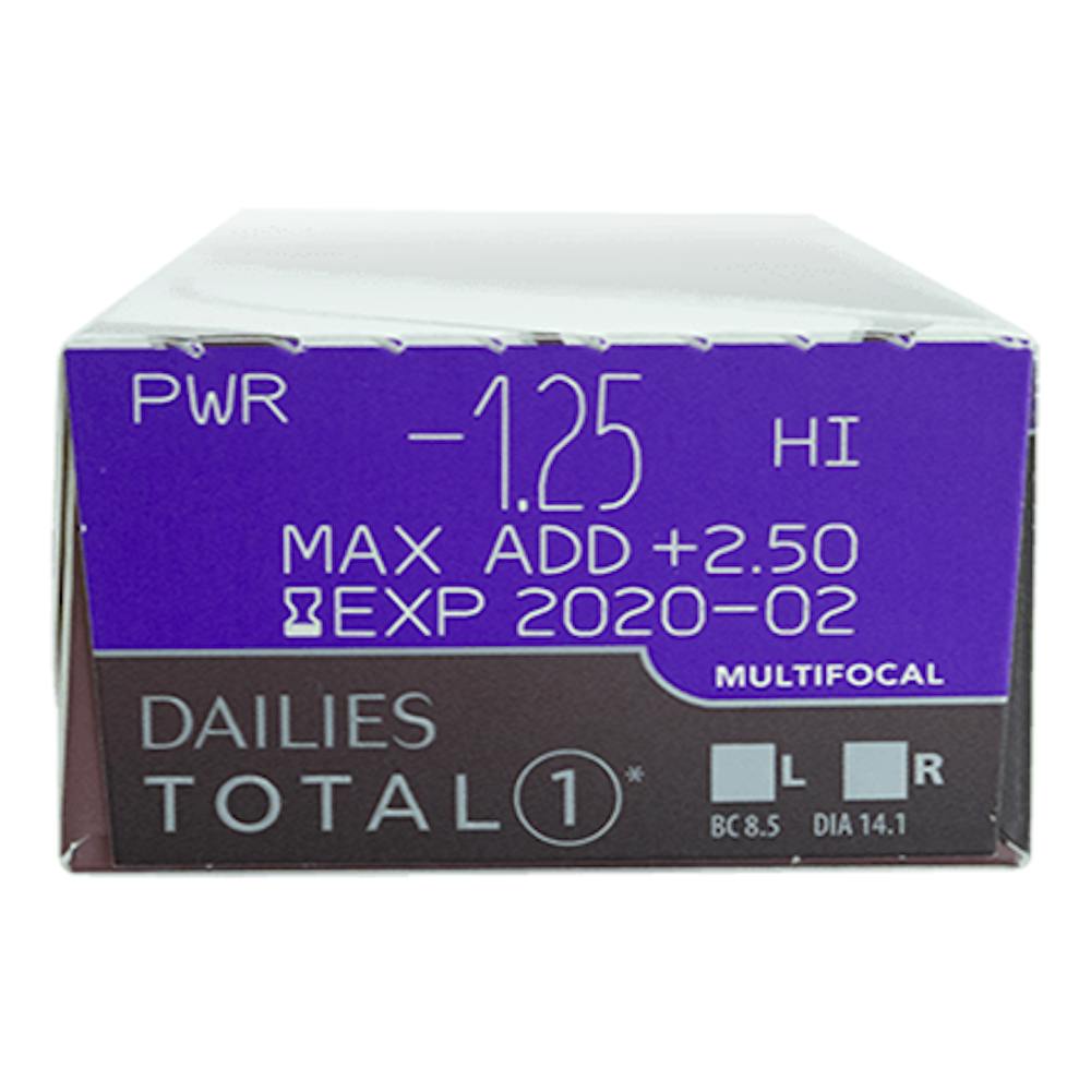 DAILIES TOTAL 1 Multifocal 90 parameters