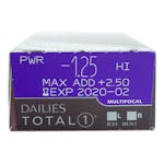 Dailies Total 1 Multifocal - 90 lentilles journalières