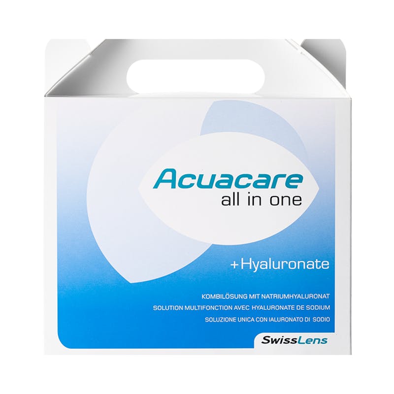 Acuacare All-in-One - 3x360ml + étui pour lentilles