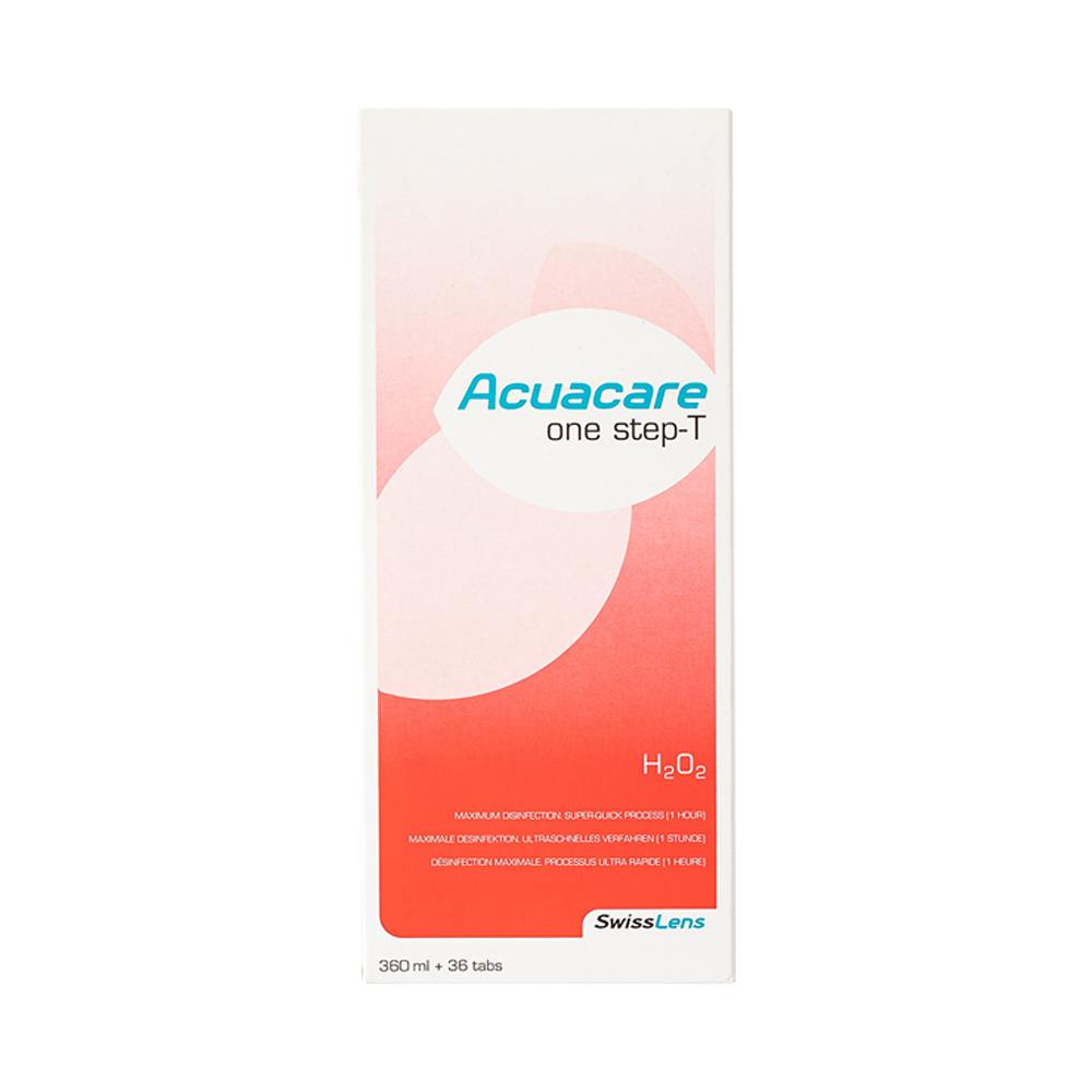 Acuacare One Step- T - 360ml + 36 Tabletten + Behälter