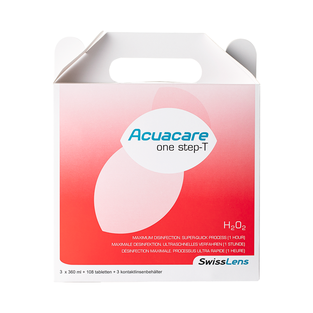 Acuacare One Step T 3x360ml + 108 Tabletten