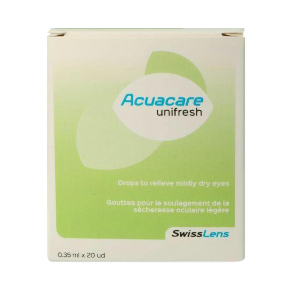 Acuacare unifresh - 20 x 0.35ml dose unique front