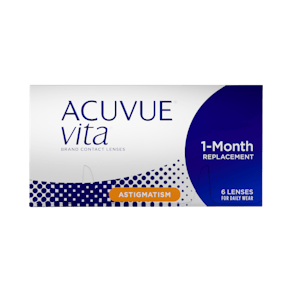 ACUVUE VITA for ASTIGMATISM - 6 lentilles mensuelles
