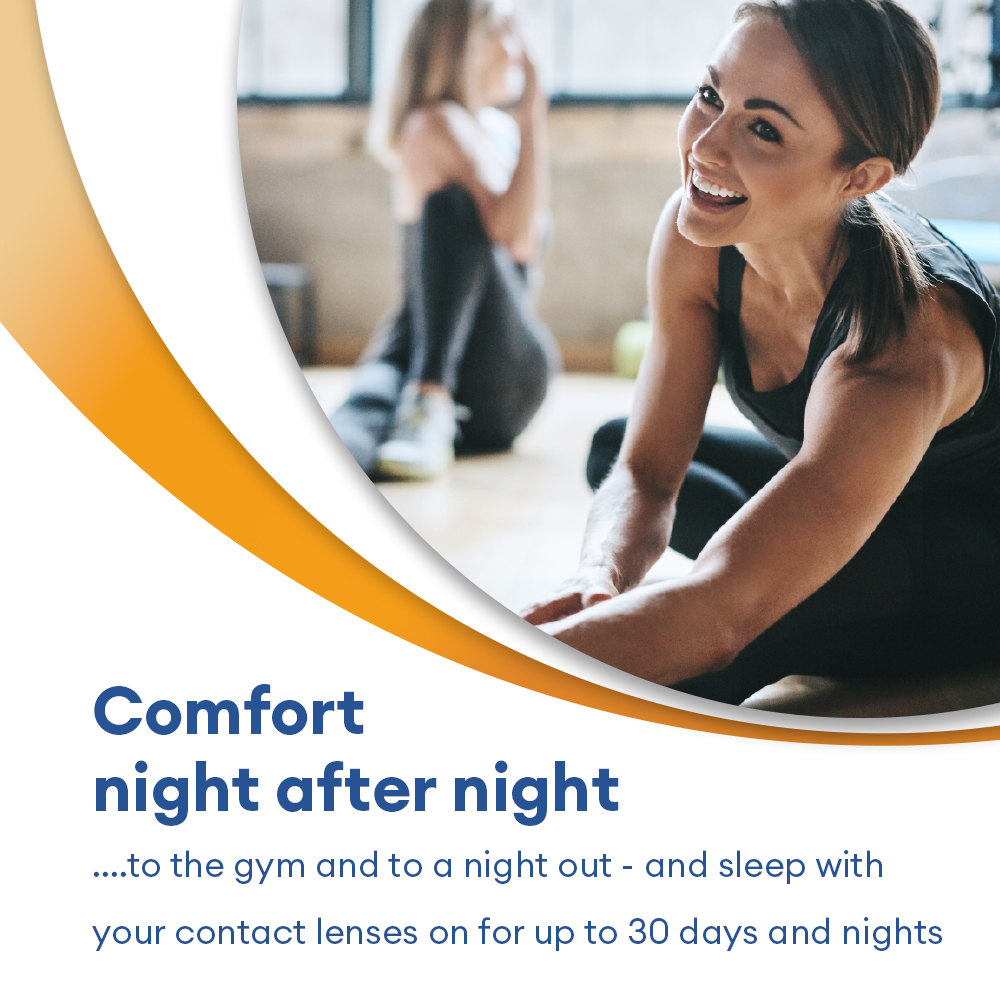 AIR OPTIX NIGHT & DAY AQUA - 6 monthly lenses - marketing