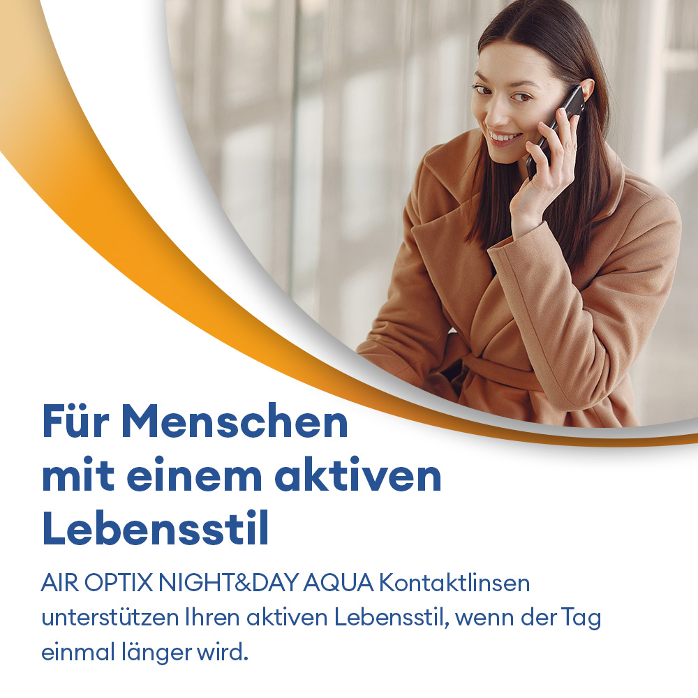 AIR OPTIX NIGHT & DAY AQUA - 3 Monatslinsen - marketing