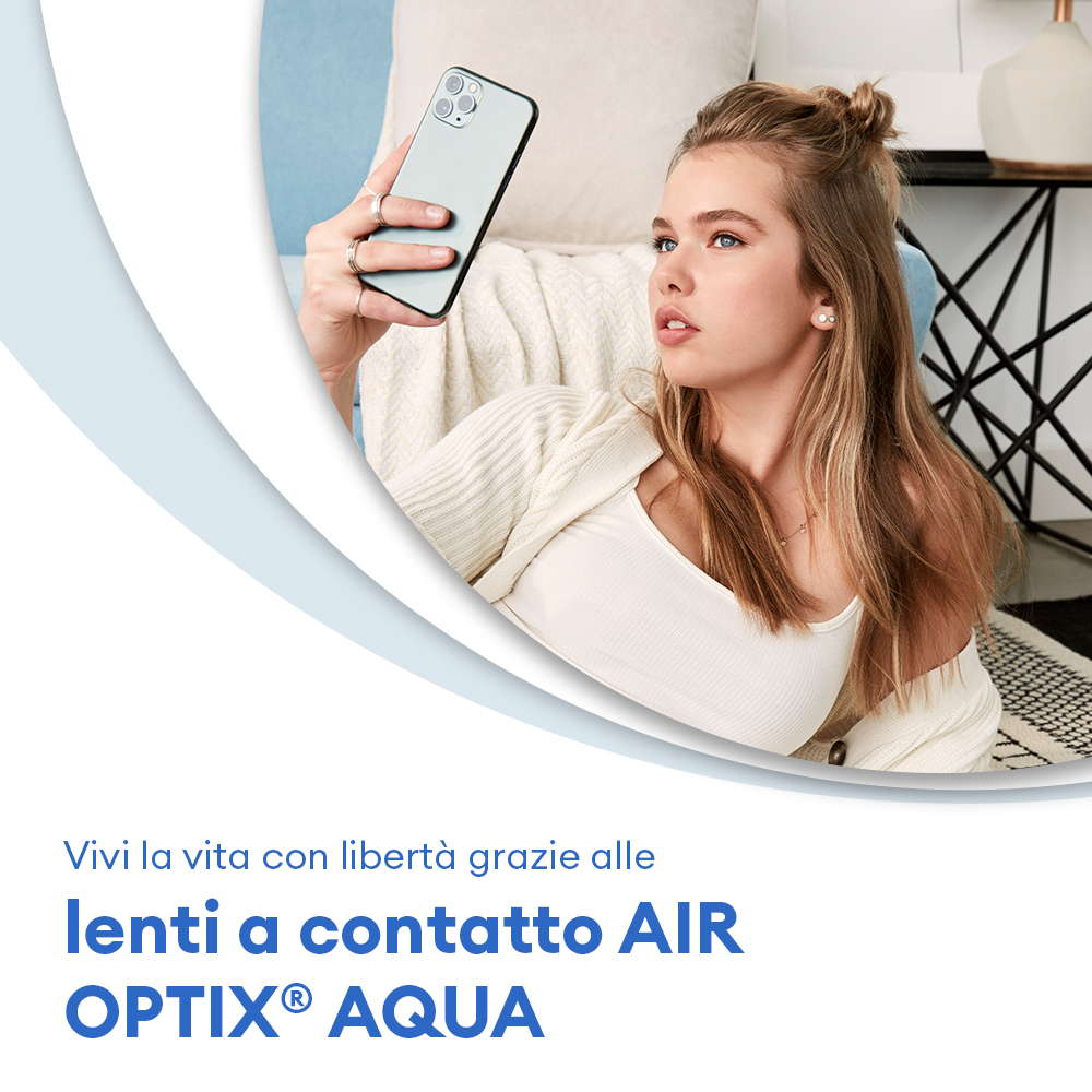 AIR OPTIX AQUA - 3 lenti mensili - marketing