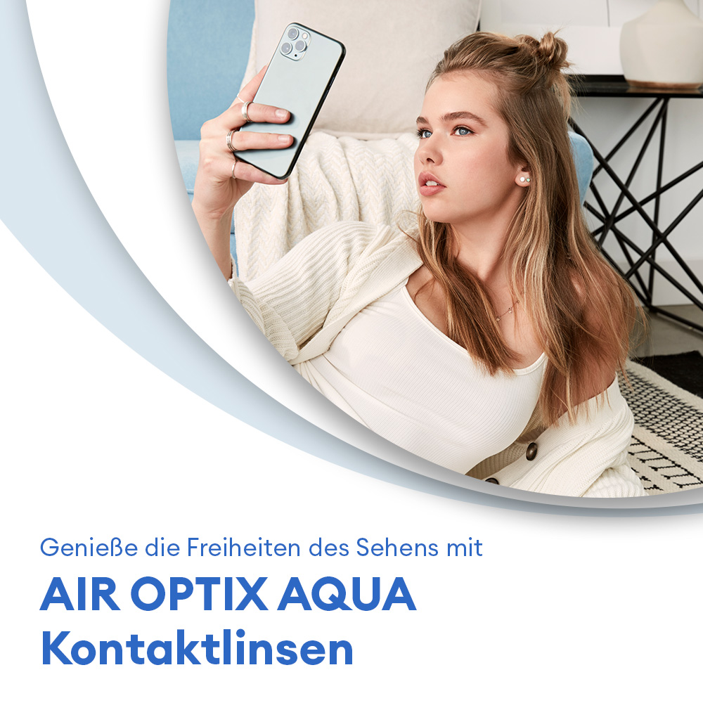 AIR OPTIX AQUA - 6 Monatslinsen - marketing
