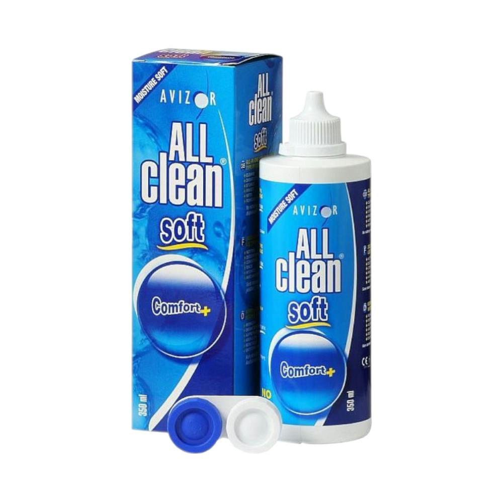 ALL clean soft Comfort+ - 350ml + contenitore per lenti front