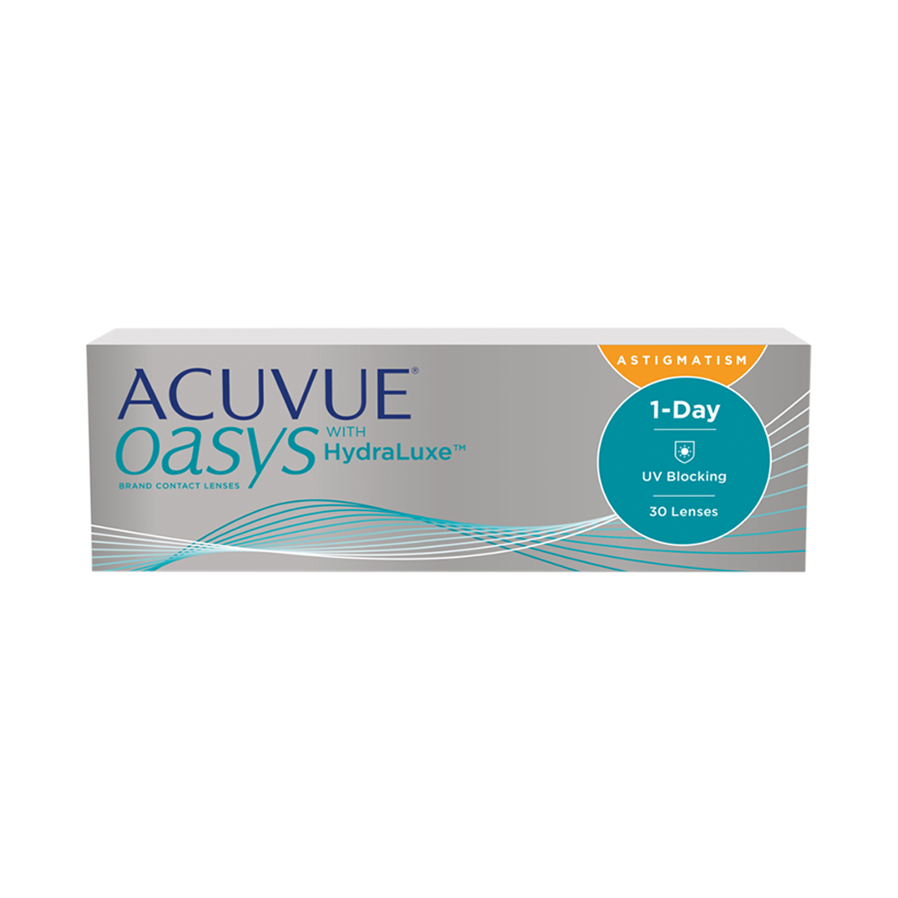 ACUVUE OASYS 1-Day with HydraLuxe for ASTIGMATISM - 5  sample lenses