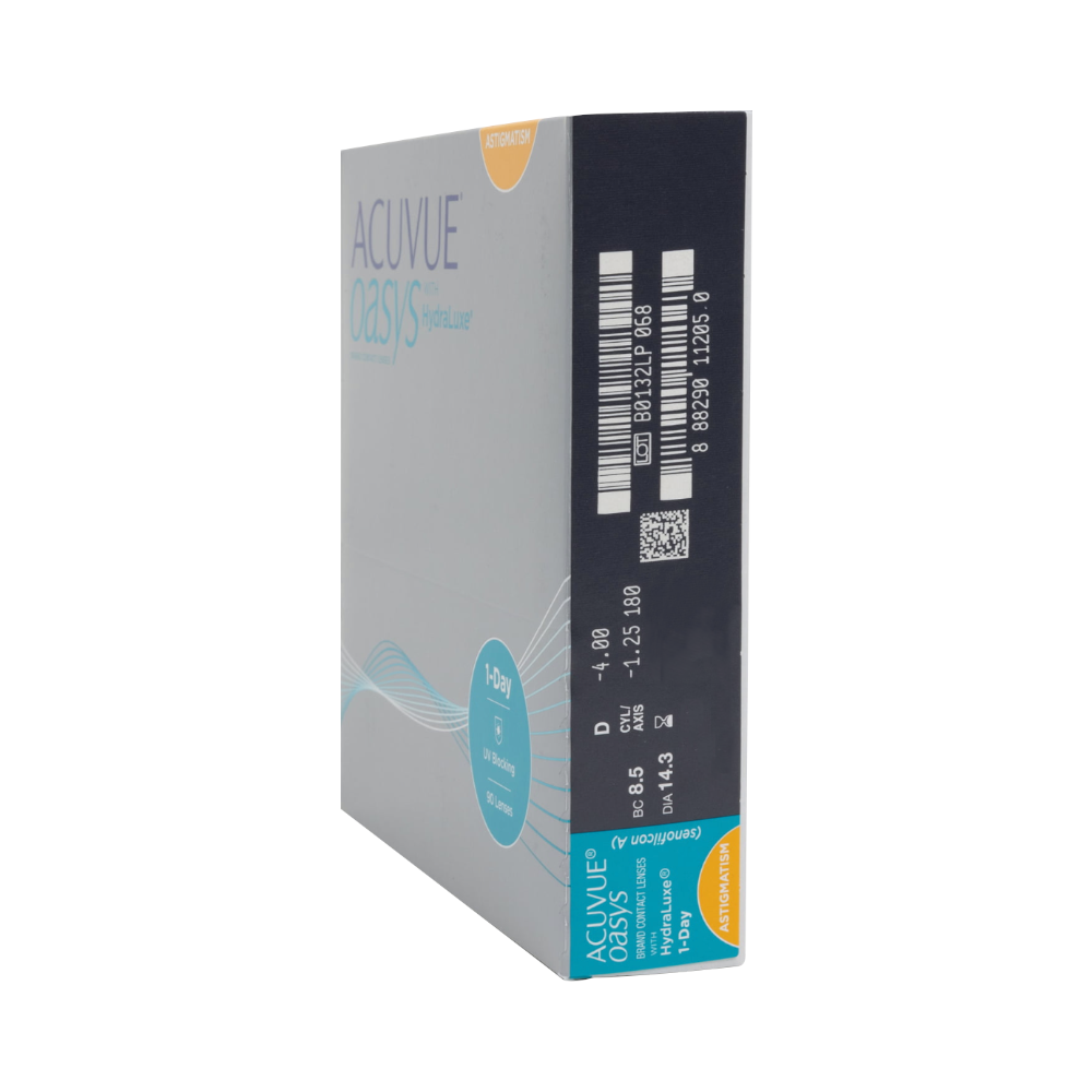 ACUVUE OASYS 1-Day with HydraLuxe for ASTIGMATISM - 90 lenti giornaliere