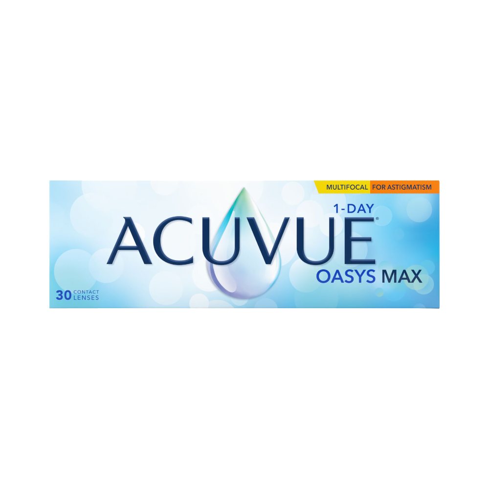 ACUVUE OASYS MAX 1-Day MULTIFOCAL for ASTIGMATISM - 30 daily lenses