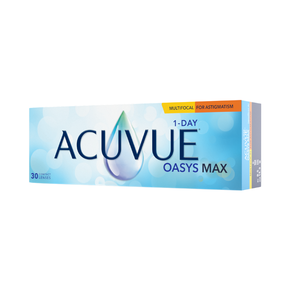 ACUVUE OASYS MAX 1-Day MULTIFOCAL for ASTIGMATISM - 30 daily lenses
