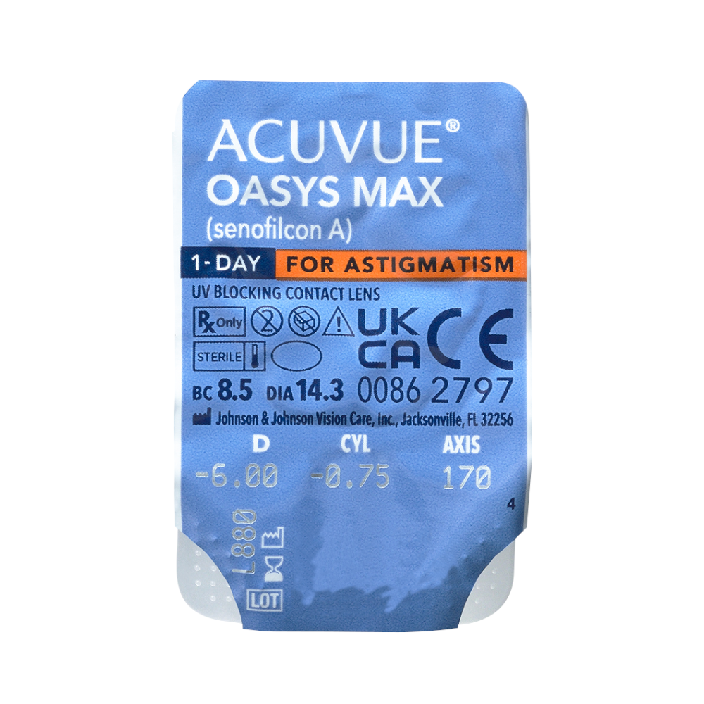 ACUVUE OASYS MAX 1-Day for Astigmatism - 30 lenti
