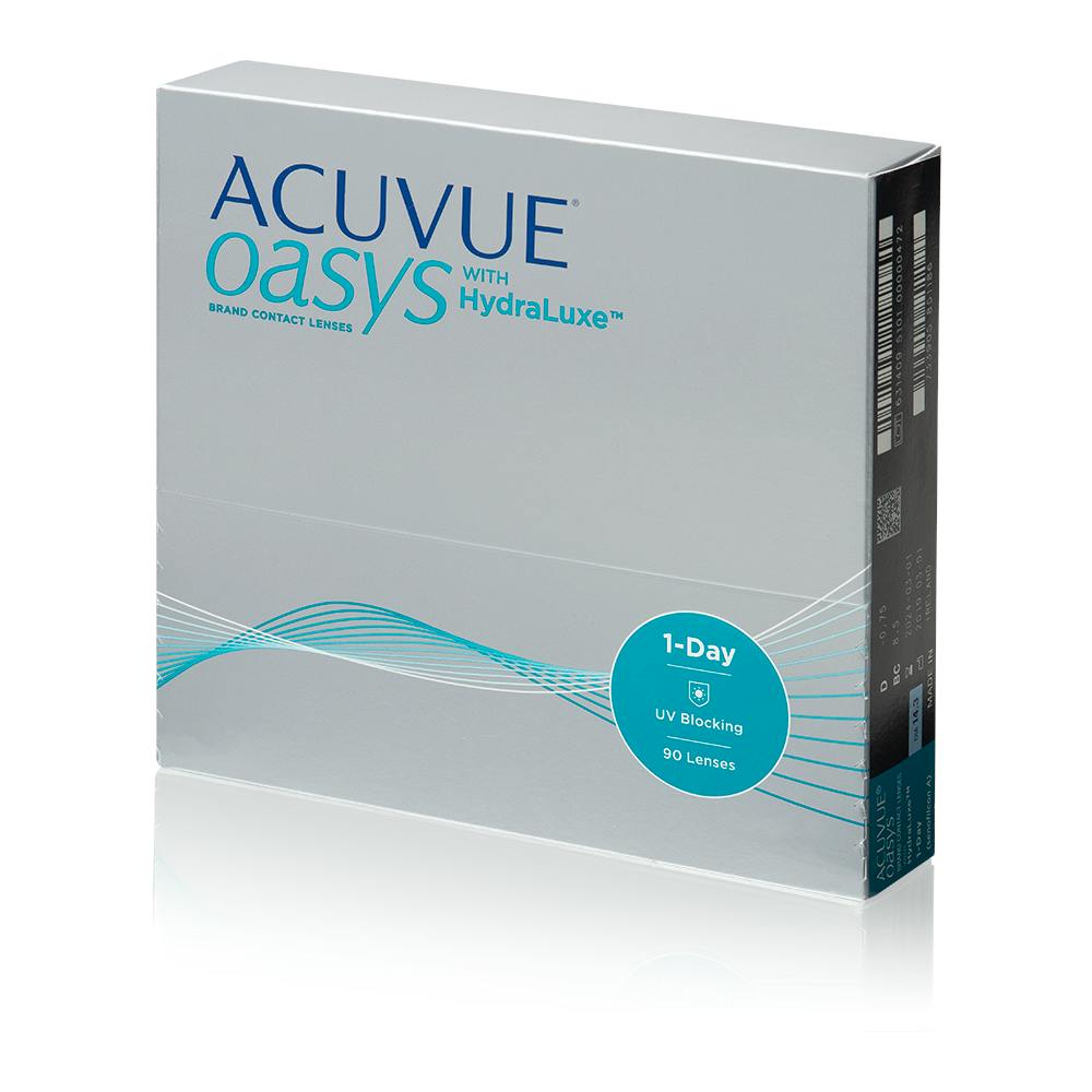 Acuvue Oasys 1-Day with Hydraluxe 90 front