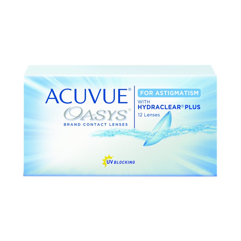 Acuvue Oasys for Astigmatism - 12 contact lenses