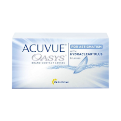 Le produit Acuvue Oasys for Astigmatism - 6 lentilles de contact est valable chez mrlens
