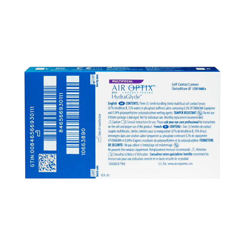 AIR OPTIX plus HydraGlyde Multifocal - 1 Probelinse