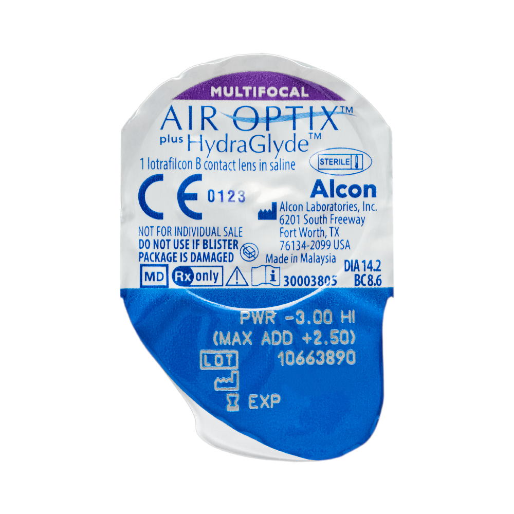 AIR OPTIX plus HydraGlyde Multifocal - 1 Probelinse