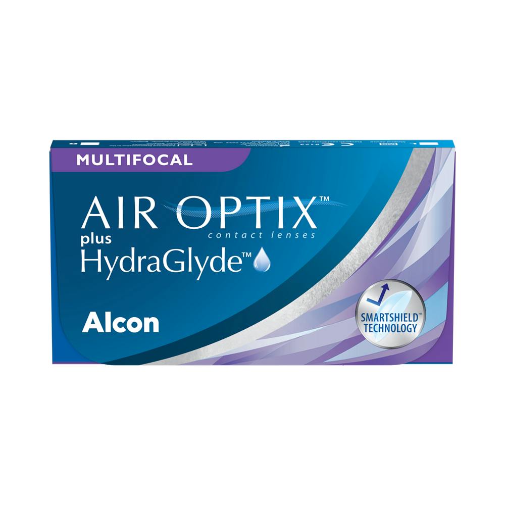 AIR OPTIX plus HydraGlyde Multifocal 3 front