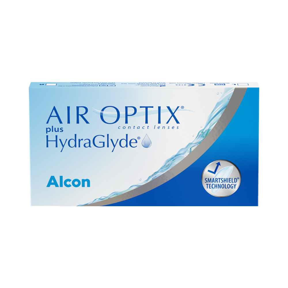 AIR OPTIX plus HydraGlyde - 3 lentilles mensuelles