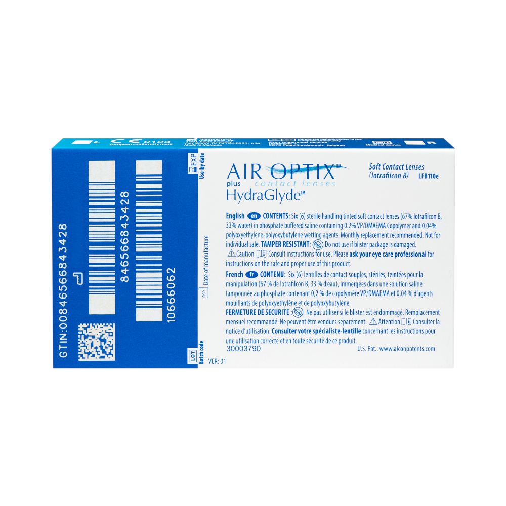 AIR OPTIX plus HydraGlyde - 6 lenti mensili