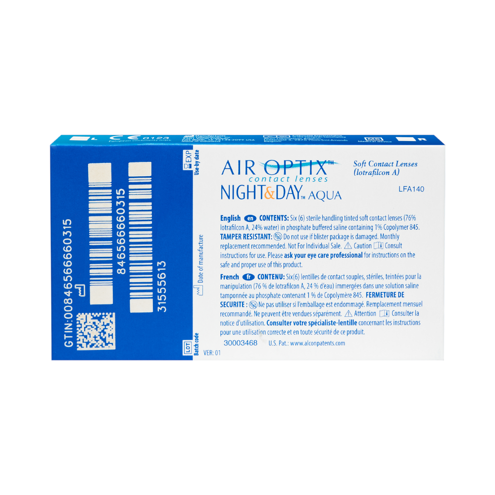 AIR OPTIX NIGHT & DAY AQUA - 6 lenti 