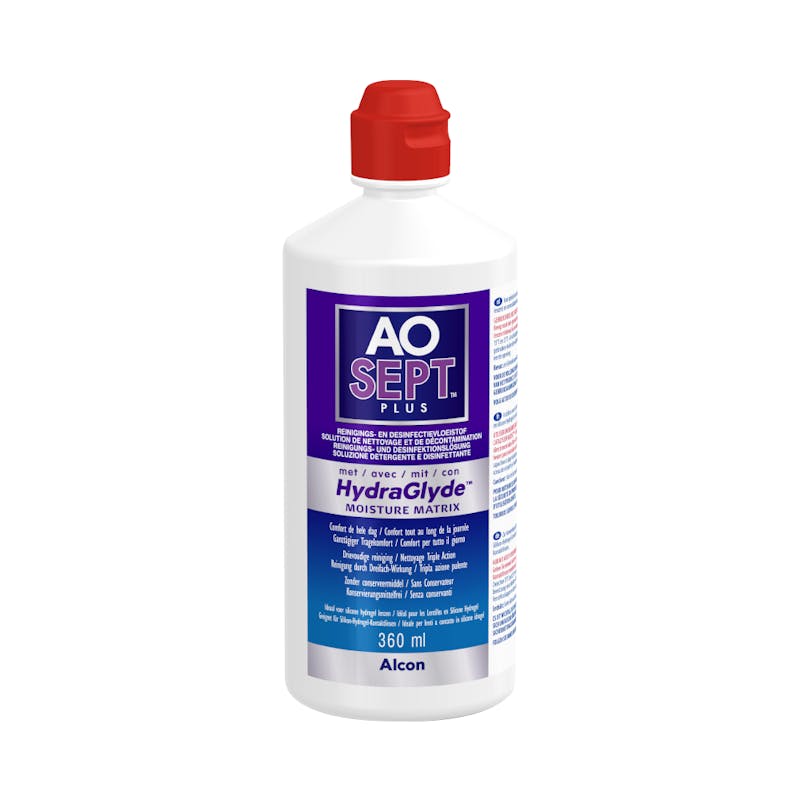 AOSEPT PLUS mit HydraGlyde - 360ml + lenzendoosje