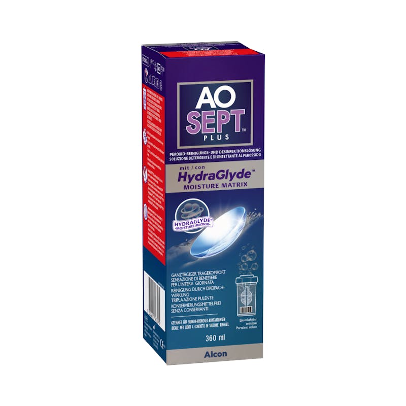AOSEPT PLUS mit HydraGlyde - 360ml + lenzendoosje