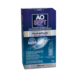 Das Produkt AOSEPT PLUS with HydraGlyde Flight-Pack - 90ml + Behälter ist auf mrlens bestellbar