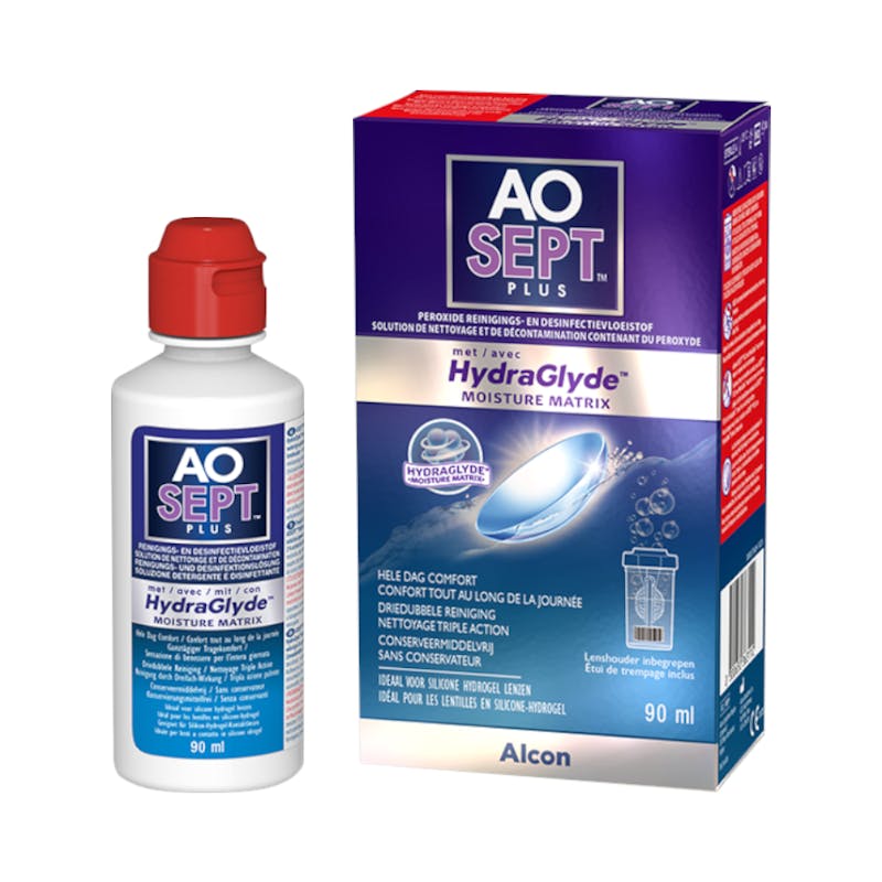 AOSEPT PLUS mit HydraGlyde - 90ml + lenzendoosje