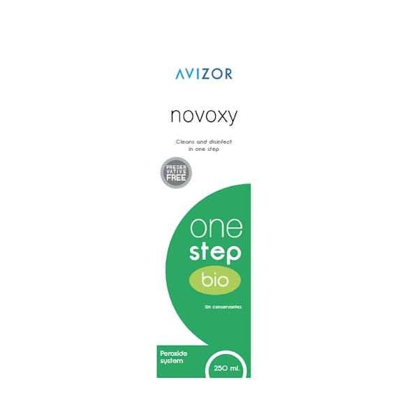 Avizor Novoxy One Step Bioindicatore - 250ml + 30 compresse + contenitore per lenti