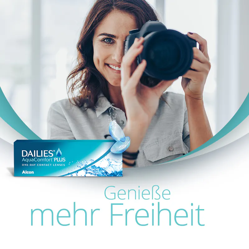DAILIES AquaComfort PLUS - 30 Tageslinsen - marketing