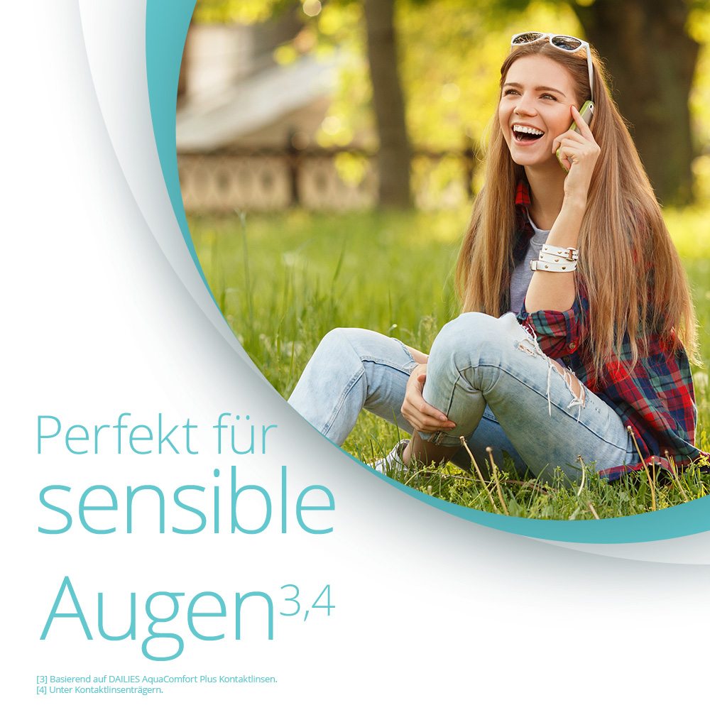 DAILIES AquaComfort PLUS - 90 Tageslinsen - marketing