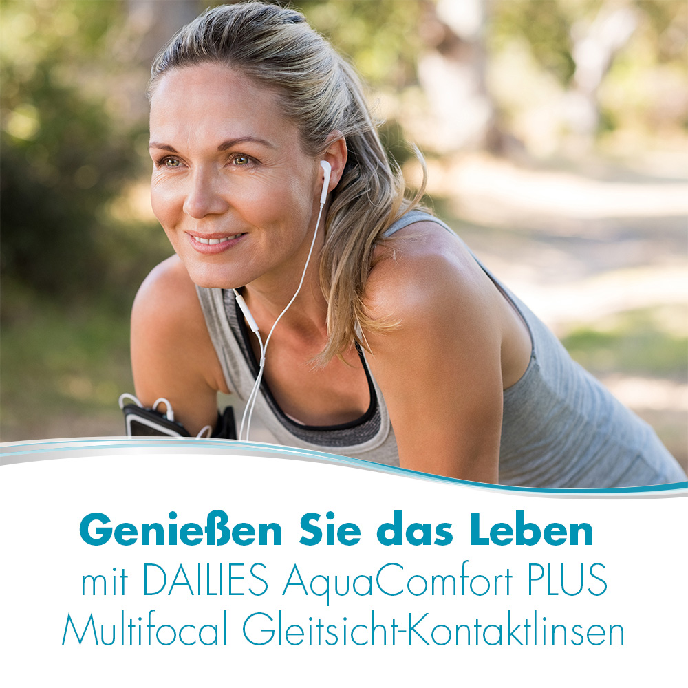 DAILIES AquaComfort PLUS Multifocal - 90 Tageslinsen - marketing