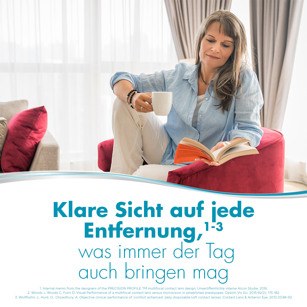 DAILIES AquaComfort PLUS Multifocal - 90 Tageslinsen - marketing