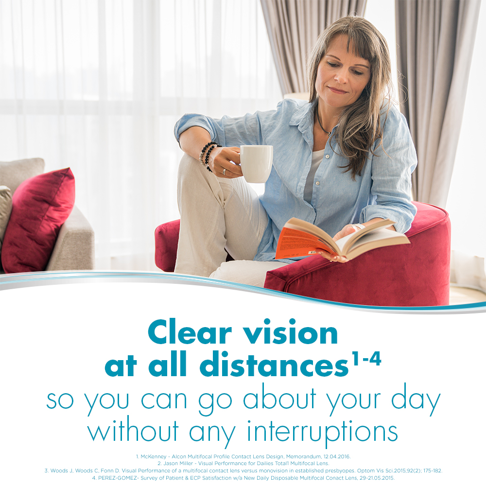 DAILIES AquaComfort PLUS Multifocal - 90 daily lenses - marketing