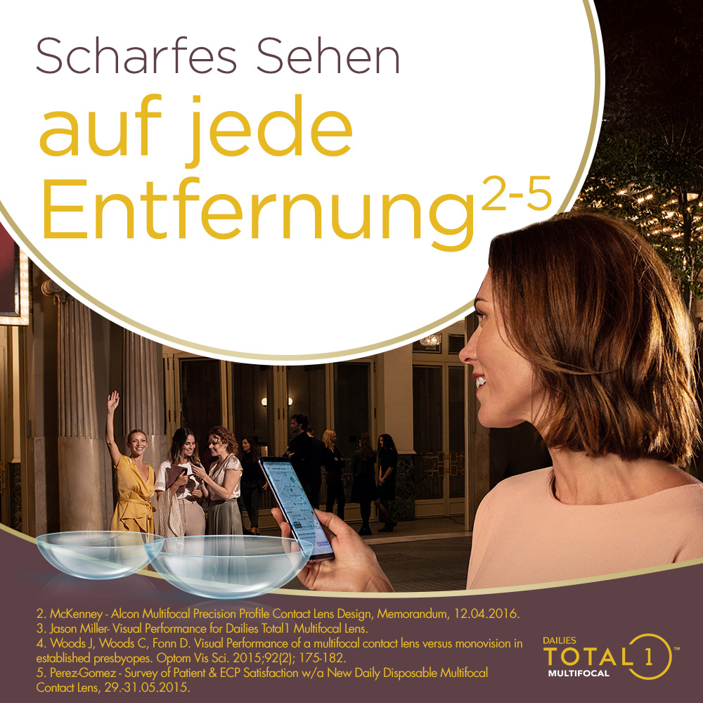 DAILIES TOTAL1 Multifocal - 90 Tageslinsen - marketing
