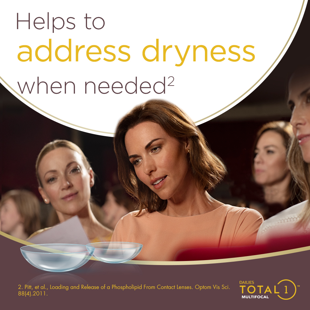 DAILIES TOTAL1 Multifocal - 90 daily lenses - marketing