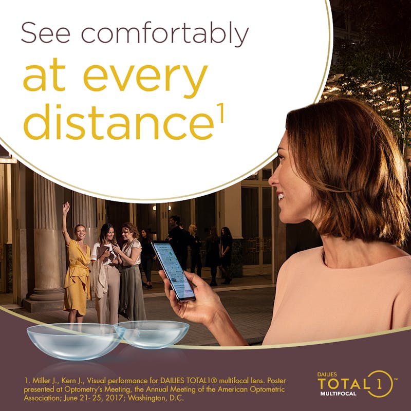 DAILIES TOTAL1 Multifocal - 90 daily lenses - marketing