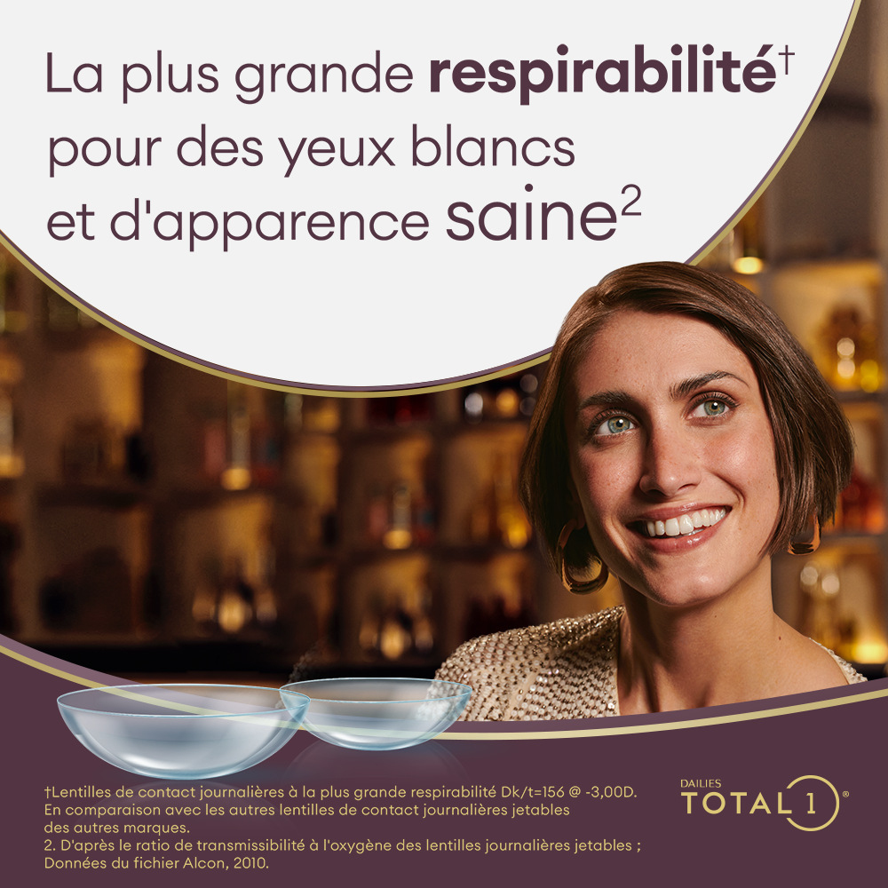 DAILIES TOTAL1 - 30 lentilles journalières - marketing