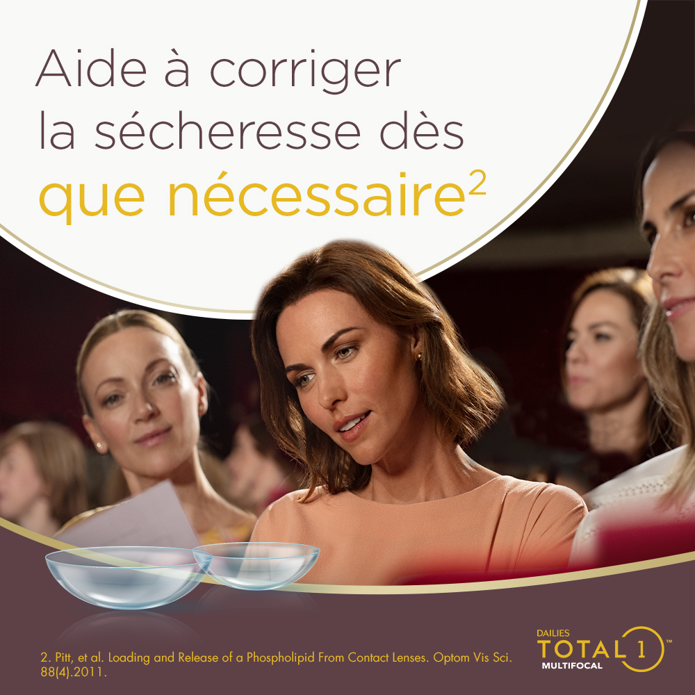 DAILIES TOTAL1 Multifocal - 180 lentilles journalières - marketing
