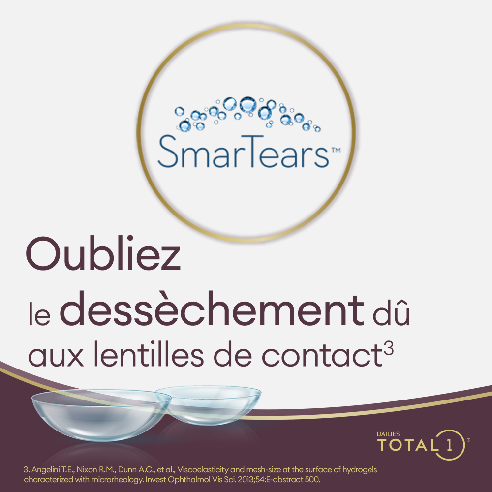 DAILIES TOTAL1 - 90 lentilles journalières - marketing