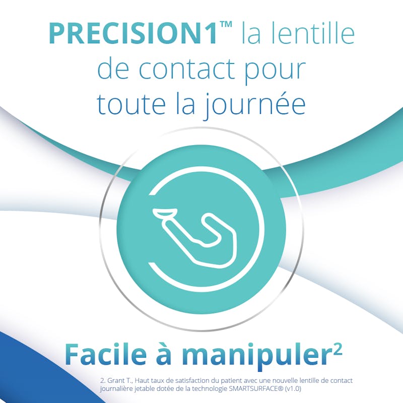 PRECISION 1 - 30 lentilles journalières - marketing